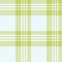 Plaid Patterns Seamless. Checker Pattern Template for Design Ornament. Seamless Fabric Texture. vector