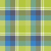 Plaid Pattern Seamless. Abstract Check Plaid Pattern Seamless. Tartan Illustration Set for Scarf, Blanket, Other Modern Spring Summer Autumn Winter Holiday Fabric Print. vector