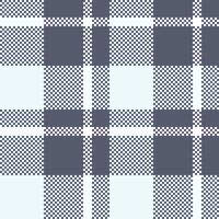 Plaid Patterns Seamless. Checker Pattern Seamless Tartan Illustration Set for Scarf, Blanket, Other Modern Spring Summer Autumn Winter Holiday Fabric Print. vector