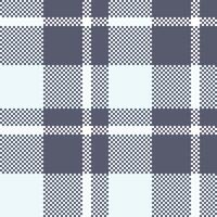 Plaid Patterns Seamless. Checker Pattern Seamless Tartan Illustration Set for Scarf, Blanket, Other Modern Spring Summer Autumn Winter Holiday Fabric Print. vector