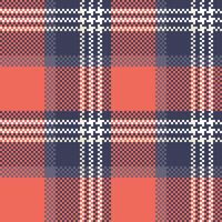 Plaid Patterns Seamless. Scottish Tartan Pattern Seamless Tartan Illustration Set for Scarf, Blanket, Other Modern Spring Summer Autumn Winter Holiday Fabric Print. vector