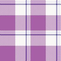 Plaid Patterns Seamless. Traditional Scottish Checkered Background. Traditional Scottish Woven Fabric. Lumberjack Shirt Flannel Textile. Pattern Tile Swatch Included. vector