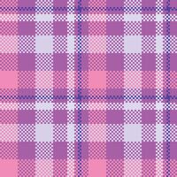 Plaid Patterns Seamless. Classic Scottish Tartan Design. Traditional Scottish Woven Fabric. Lumberjack Shirt Flannel Textile. Pattern Tile Swatch Included. vector