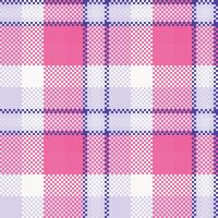 Plaid Patterns Seamless. Classic Scottish Tartan Design. Seamless Tartan Illustration Set for Scarf, Blanket, Other Modern Spring Summer Autumn Winter Holiday Fabric Print. vector