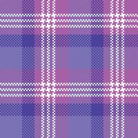 Plaid Patterns Seamless. Tartan Plaid Seamless Pattern. Template for Design Ornament. Seamless Fabric Texture. vector