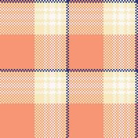 Scottish Tartan Pattern. Plaids Pattern Seamless Template for Design Ornament. Seamless Fabric Texture. vector