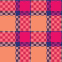 Scottish Tartan Pattern. Checker Pattern Template for Design Ornament. Seamless Fabric Texture. vector
