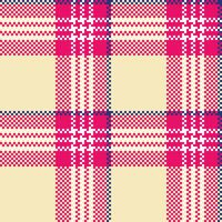 Scottish Tartan Pattern. Plaids Pattern Seamless Seamless Tartan Illustration Set for Scarf, Blanket, Other Modern Spring Summer Autumn Winter Holiday Fabric Print. vector