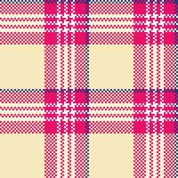 Scottish Tartan Pattern. Plaids Pattern Seamless Seamless Tartan Illustration Set for Scarf, Blanket, Other Modern Spring Summer Autumn Winter Holiday Fabric Print. vector