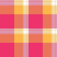 Scottish Tartan Pattern. Tartan Seamless Pattern Seamless Tartan Illustration Set for Scarf, Blanket, Other Modern Spring Summer Autumn Winter Holiday Fabric Print. vector