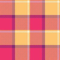 Scottish Tartan Pattern. Gingham Patterns Template for Design Ornament. Seamless Fabric Texture. vector