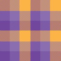 Scottish Tartan Pattern. Traditional Scottish Checkered Background. Traditional Scottish Woven Fabric. Lumberjack Shirt Flannel Textile. Pattern Tile Swatch Included. vector