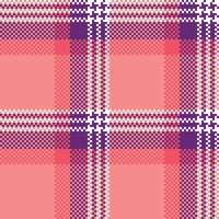 Scottish Tartan Seamless Pattern. Checkerboard Pattern Traditional Scottish Woven Fabric. Lumberjack Shirt Flannel Textile. Pattern Tile Swatch Included. vector