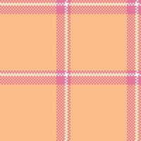 Scottish Tartan Seamless Pattern. Plaid Pattern Seamless Traditional Scottish Woven Fabric. Lumberjack Shirt Flannel Textile. Pattern Tile Swatch Included. vector