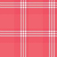 Scottish Tartan Seamless Pattern. Checker Pattern Seamless Tartan Illustration Set for Scarf, Blanket, Other Modern Spring Summer Autumn Winter Holiday Fabric Print. vector