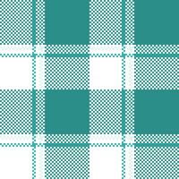 Tartan Pattern Seamless. Pastel Classic Plaid Tartan Traditional Pastel Scottish Woven Fabric. Lumberjack Shirt Flannel Textile. Pattern Tile Swatch Included. vector