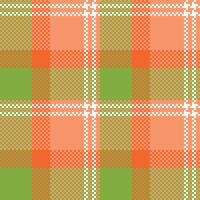 Scottish Tartan Seamless Pattern. Scottish Plaid, Template for Design Ornament. Seamless Fabric Texture. vector