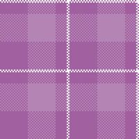Tartan Plaid Seamless Pattern. Gingham Patterns. Template for Design Ornament. Seamless Fabric Texture. vector