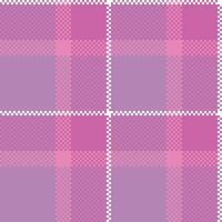 Tartan Plaid Seamless Pattern. Gingham Patterns. for Scarf, Dress, Skirt, Other Modern Spring Autumn Winter Fashion Textile Design. vector