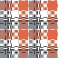 Tartan Pattern Seamless. Tartan Plaid Seamless Pattern. Template for Design Ornament. Seamless Fabric Texture. vector