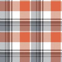 Tartan Pattern Seamless. Tartan Plaid Seamless Pattern. Template for Design Ornament. Seamless Fabric Texture. vector