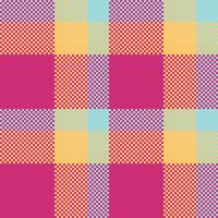 Classic Scottish Tartan Design. Gingham Patterns. Flannel Shirt Tartan Patterns. Trendy Tiles for Wallpapers. vector