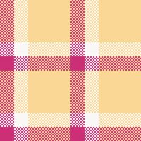 Classic Scottish Tartan Design. Classic Plaid Tartan. Seamless Tartan Illustration Set for Scarf, Blanket, Other Modern Spring Summer Autumn Winter Holiday Fabric Print. vector