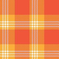 Tartan Pattern Seamless. Sweet Checkerboard Pattern Traditional Scottish Woven Fabric. Lumberjack Shirt Flannel Textile. Pattern Tile Swatch Included. vector