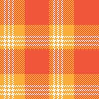 Tartan Pattern Seamless. Sweet Checkerboard Pattern Traditional Scottish Woven Fabric. Lumberjack Shirt Flannel Textile. Pattern Tile Swatch Included. vector