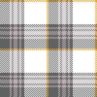 Tartan Seamless Pattern. Sweet Checker Pattern Seamless Tartan Illustration Set for Scarf, Blanket, Other Modern Spring Summer Autumn Winter Holiday Fabric Print. vector