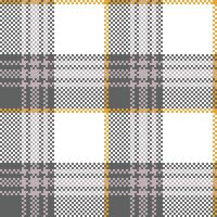 Tartan Seamless Pattern. Sweet Checker Pattern Seamless Tartan Illustration Set for Scarf, Blanket, Other Modern Spring Summer Autumn Winter Holiday Fabric Print. vector