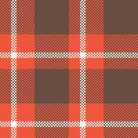 Tartan Pattern Seamless. Sweet Checkerboard Pattern Template for Design Ornament. Seamless Fabric Texture. vector