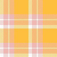 Scottish Tartan Plaid Seamless Pattern, Checker Pattern. Traditional Scottish Woven Fabric. Lumberjack Shirt Flannel Textile. Pattern Tile Swatch Included. vector