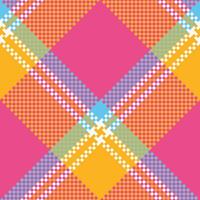 Plaids Pattern Seamless. Gingham Patterns Seamless Tartan Illustration Set for Scarf, Blanket, Other Modern Spring Summer Autumn Winter Holiday Fabric Print. vector