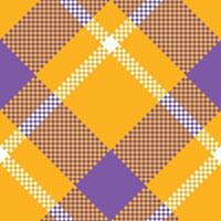 Plaids Pattern Seamless. Tartan Plaid Seamless Pattern. Traditional Scottish Woven Fabric. Lumberjack Shirt Flannel Textile. Pattern Tile Swatch Included. vector