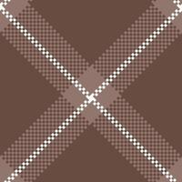 Plaid Pattern Seamless. Checkerboard Pattern Template for Design Ornament. Seamless Fabric Texture. vector