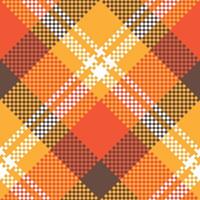 Plaid Pattern Seamless. Tartan Seamless Pattern Seamless Tartan Illustration Set for Scarf, Blanket, Other Modern Spring Summer Autumn Winter Holiday Fabric Print. vector
