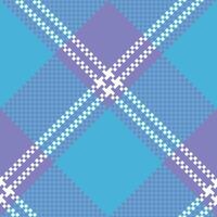 Plaid Pattern Seamless. Scottish Plaid, Template for Design Ornament. Seamless Fabric Texture. vector