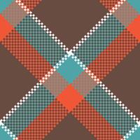 Plaid Pattern Seamless. Tartan Seamless Pattern for Scarf, Dress, Skirt, Other Modern Spring Autumn Winter Fashion Textile Design. vector