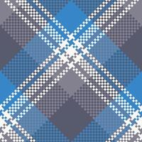 Plaid Pattern Seamless. Traditional Scottish Checkered Background. Flannel Shirt Tartan Patterns. Trendy Tiles for Wallpapers. vector