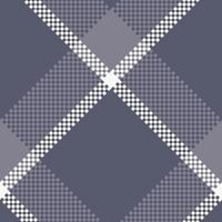 Plaid Pattern Seamless. Abstract Check Plaid Pattern Traditional Scottish Woven Fabric. Lumberjack Shirt Flannel Textile. Pattern Tile Swatch Included. vector