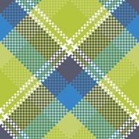 Plaid Pattern Seamless. Abstract Check Plaid Pattern Seamless. Tartan Illustration Set for Scarf, Blanket, Other Modern Spring Summer Autumn Winter Holiday Fabric Print. vector