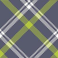 Plaid Patterns Seamless. Checkerboard Pattern Traditional Scottish Woven Fabric. Lumberjack Shirt Flannel Textile. Pattern Tile Swatch Included. vector