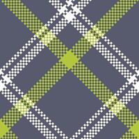 Plaid Patterns Seamless. Checkerboard Pattern Traditional Scottish Woven Fabric. Lumberjack Shirt Flannel Textile. Pattern Tile Swatch Included. vector