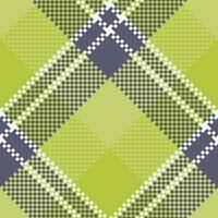 Plaid Patterns Seamless. Checkerboard Pattern Template for Design Ornament. Seamless Fabric Texture. vector