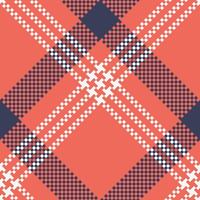 Plaid Patterns Seamless. Tartan Seamless Pattern Seamless Tartan Illustration Set for Scarf, Blanket, Other Modern Spring Summer Autumn Winter Holiday Fabric Print. vector