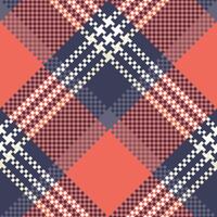 Plaid Patterns Seamless. Scottish Tartan Pattern Seamless Tartan Illustration Set for Scarf, Blanket, Other Modern Spring Summer Autumn Winter Holiday Fabric Print. vector