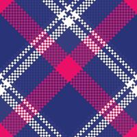 Scottish Tartan Pattern. Plaid Pattern Seamless Template for Design Ornament. Seamless Fabric Texture. vector