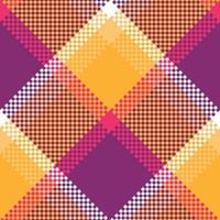 Scottish Tartan Pattern. Gingham Patterns Traditional Scottish Woven Fabric. Lumberjack Shirt Flannel Textile. Pattern Tile Swatch Included. vector