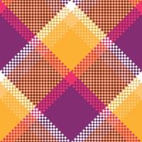 Scottish Tartan Pattern. Gingham Patterns Traditional Scottish Woven Fabric. Lumberjack Shirt Flannel Textile. Pattern Tile Swatch Included. vector